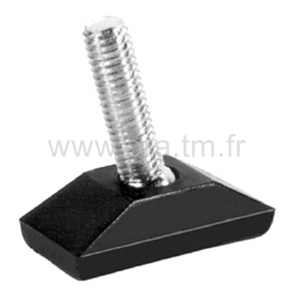 VCR - VERIN ORIENTABLE - BASE RECTANGULAIRE